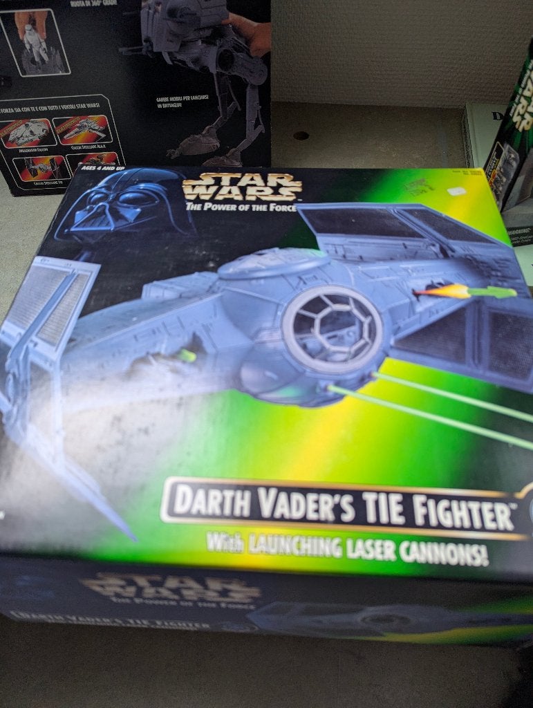 Darth vader tie fighter (kenner), Star Wars, Overige typen, Ophalen of Verzenden, Zo goed als nieuw