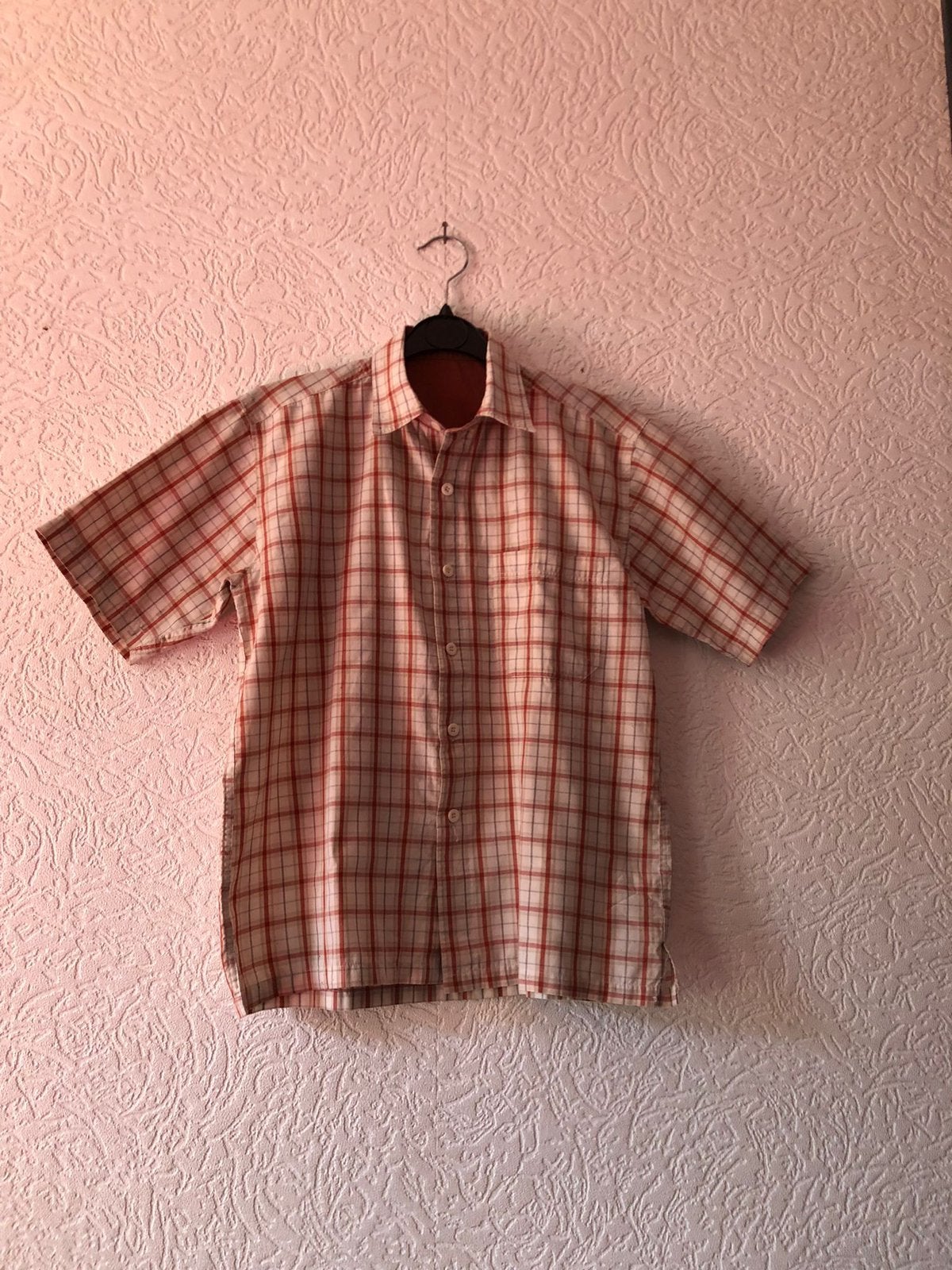 Maat 152 - overhemd - geblokte, Ophalen of Verzenden, Gebruikt, Jongen, Overhemd of Blouse
