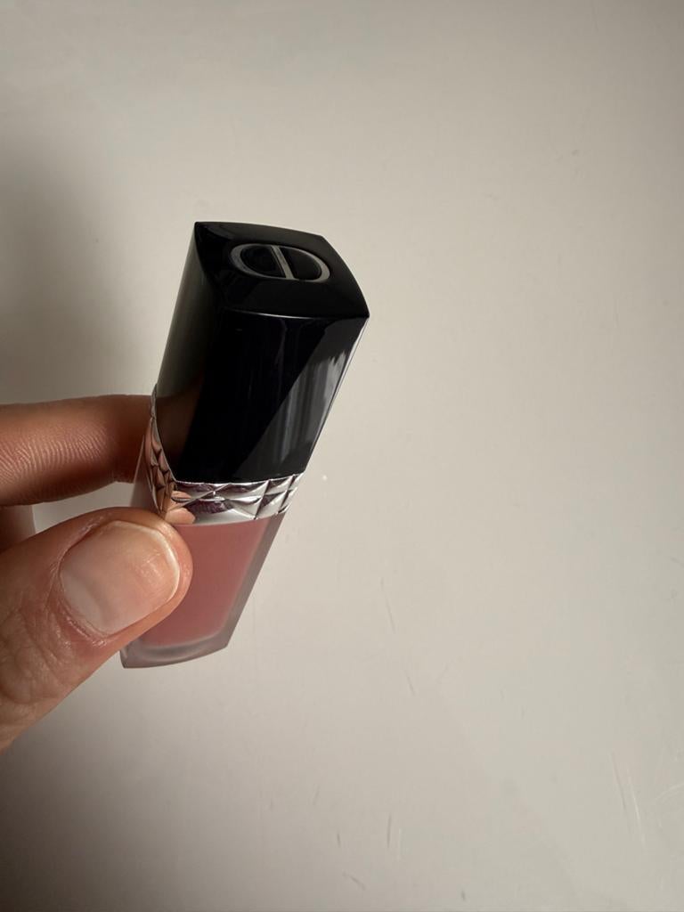 Dior Rouge Forever Liquid 100 Forever Nude, Lippen, Beige, Ophalen of Verzenden, Zo goed als nieuw