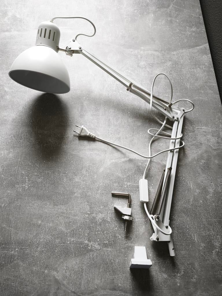 Bureaulamp wit Ikea, nieuw!, Ophalen, Nieuw, Minder dan 50 cm