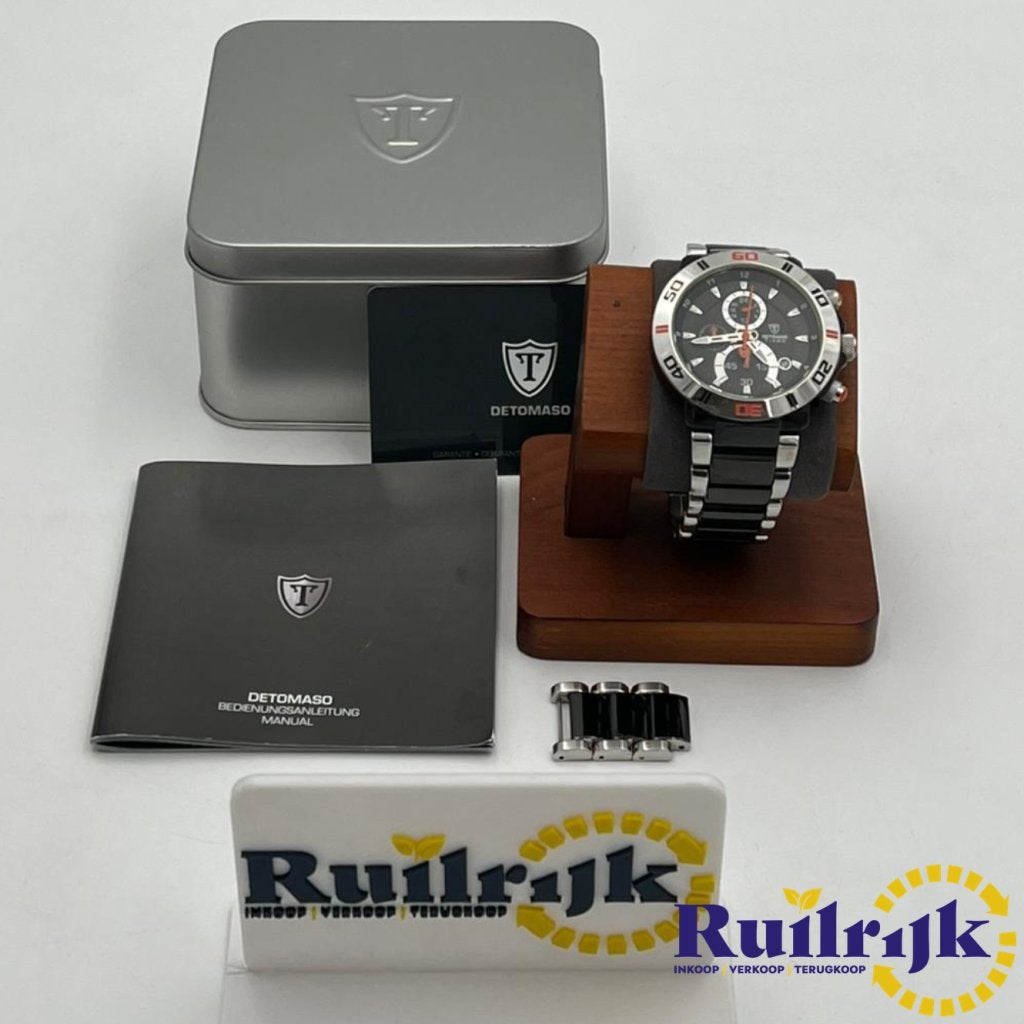 Detomaso TIAGO DT2009-A Herenhorloge - Nette staat, Flex Ltd., Zo goed als nieuw, https://flex.com/contact-us, Nobelstraat 10, 5807 GA Oostrum LB, Limburg, Nederland