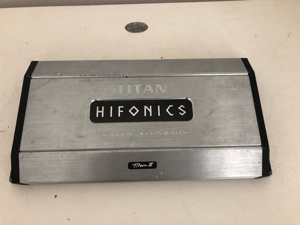 Hifonics Titan II TS-800-4 Versterker 4x175 Watt, Ophalen of Verzenden, Zo goed als nieuw