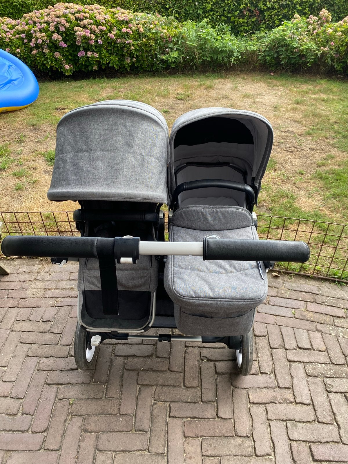 Bugaboo Donkey 3 Duo kinderwagen met heel veel accesoires, Ophalen, Gebruikt, Combiwagen, Duowagen