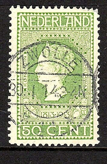 292 nvph 97 jubileumzegels 1913 gebruikt zie scan., Postzegels en Munten, Ophalen of Verzenden, T/m 1940, Gestempeld