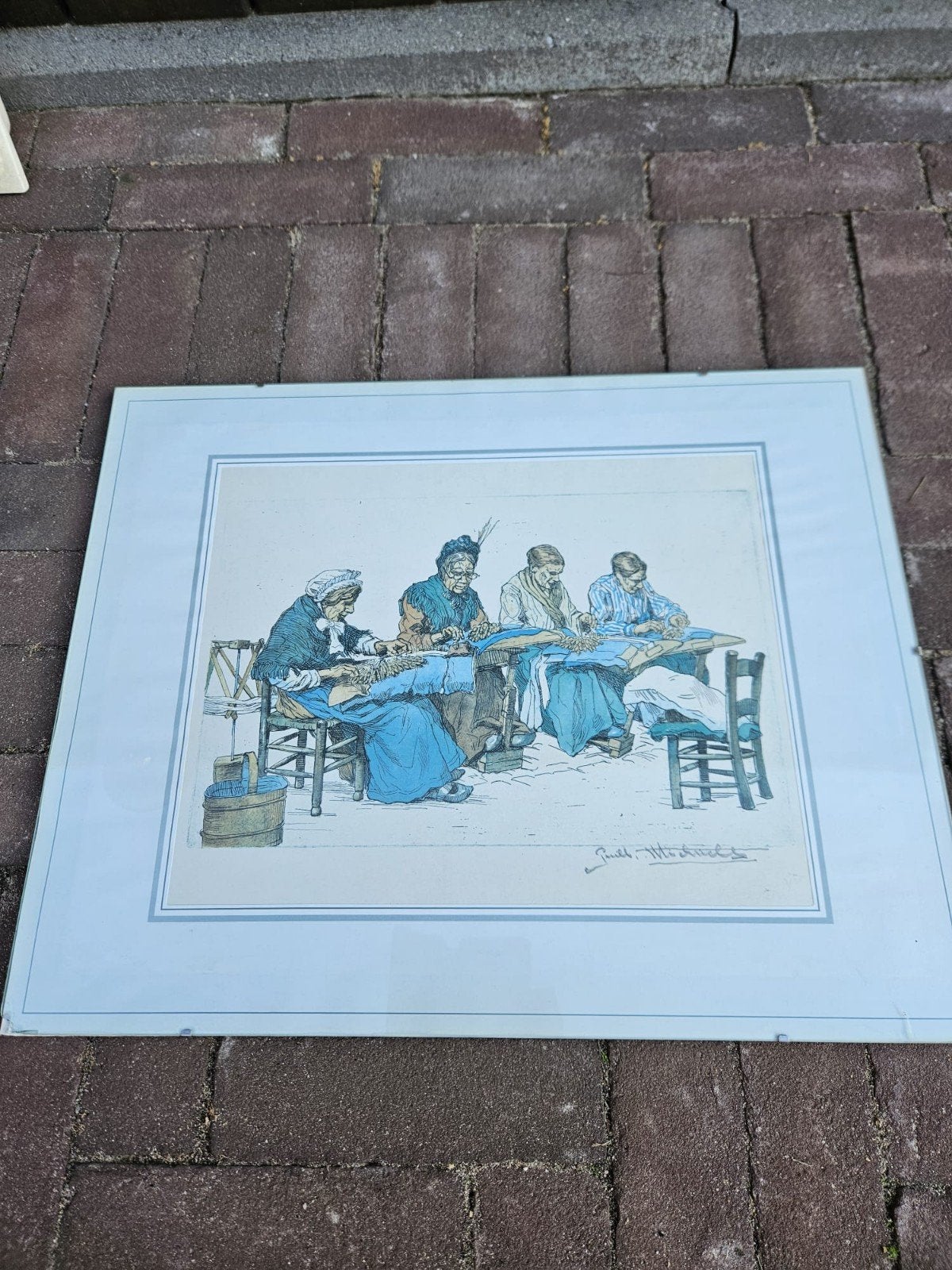 Ets Kantwerksters van Guillaume Michiels, Antiek en Kunst, Ophalen of Verzenden