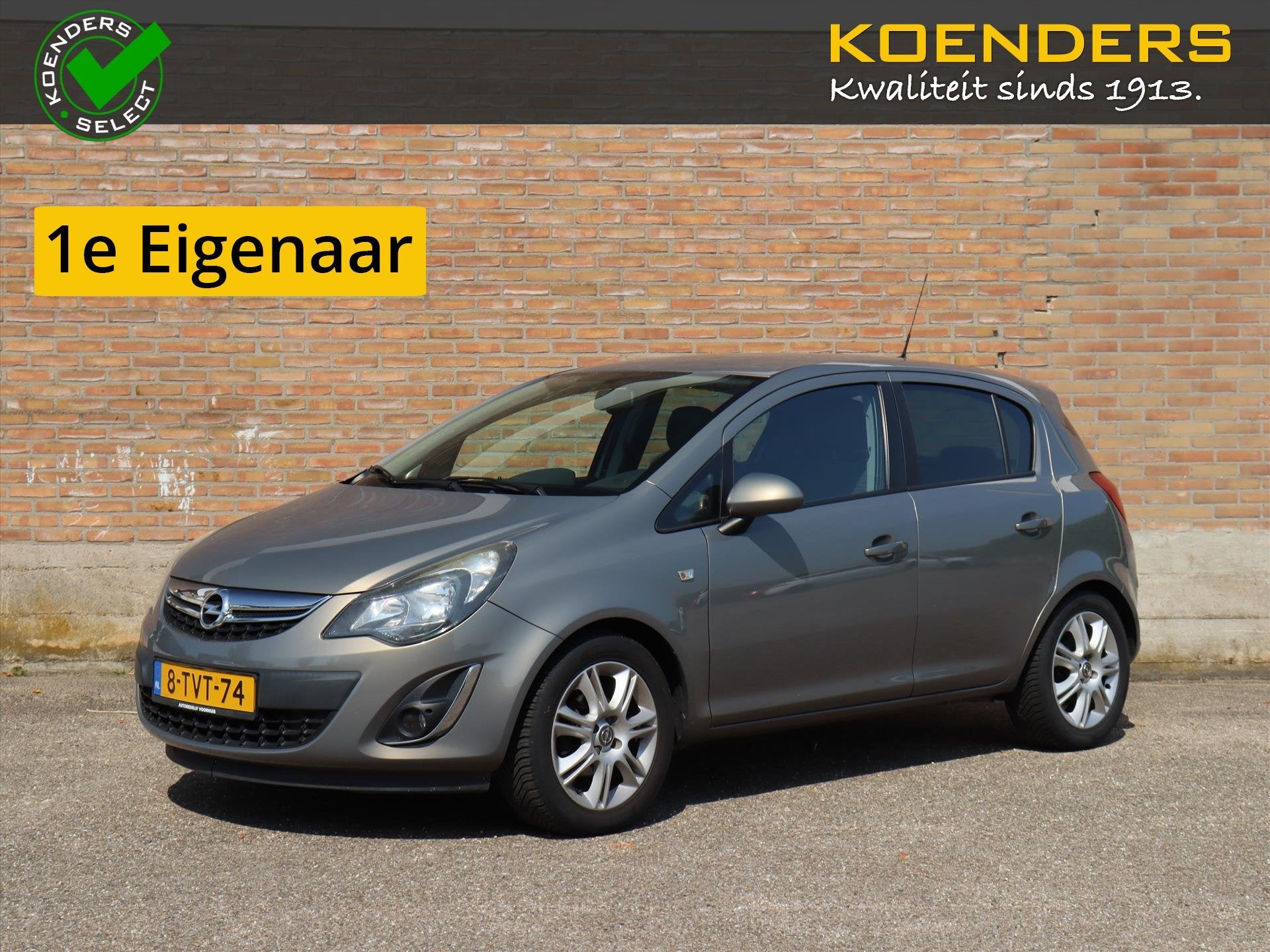 OPEL Corsa 1.4 Twinport S/S 100pk 5d BlitZ / 1 ste eigenaar, Auto's, Euro 5, Gebruikt, 4 cilinders, Bruin
