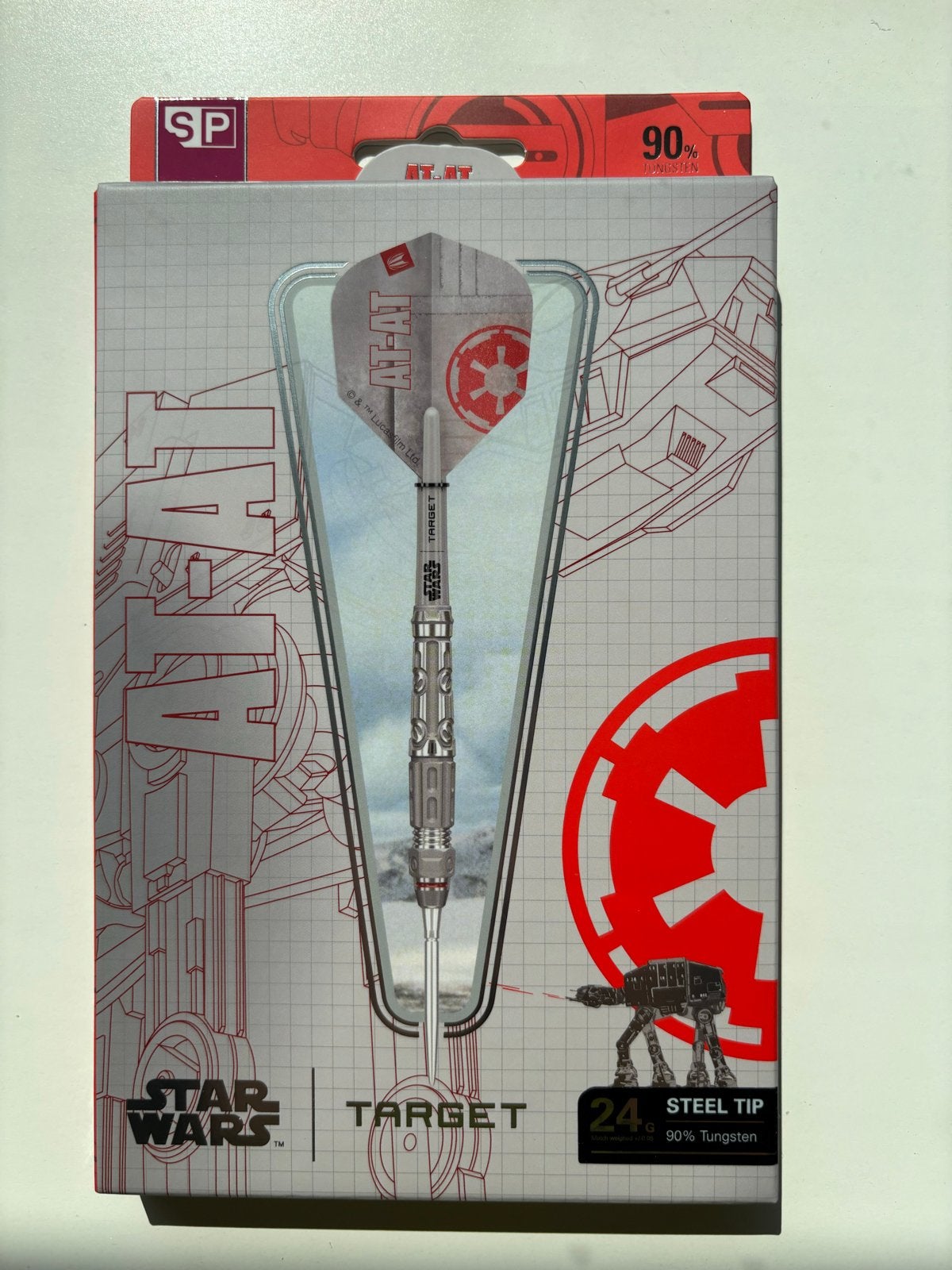 Target dartpijlen Star Wars AT-AT  - 24g Steel Tip, Ophalen of Verzenden, Nieuw, Pijlen