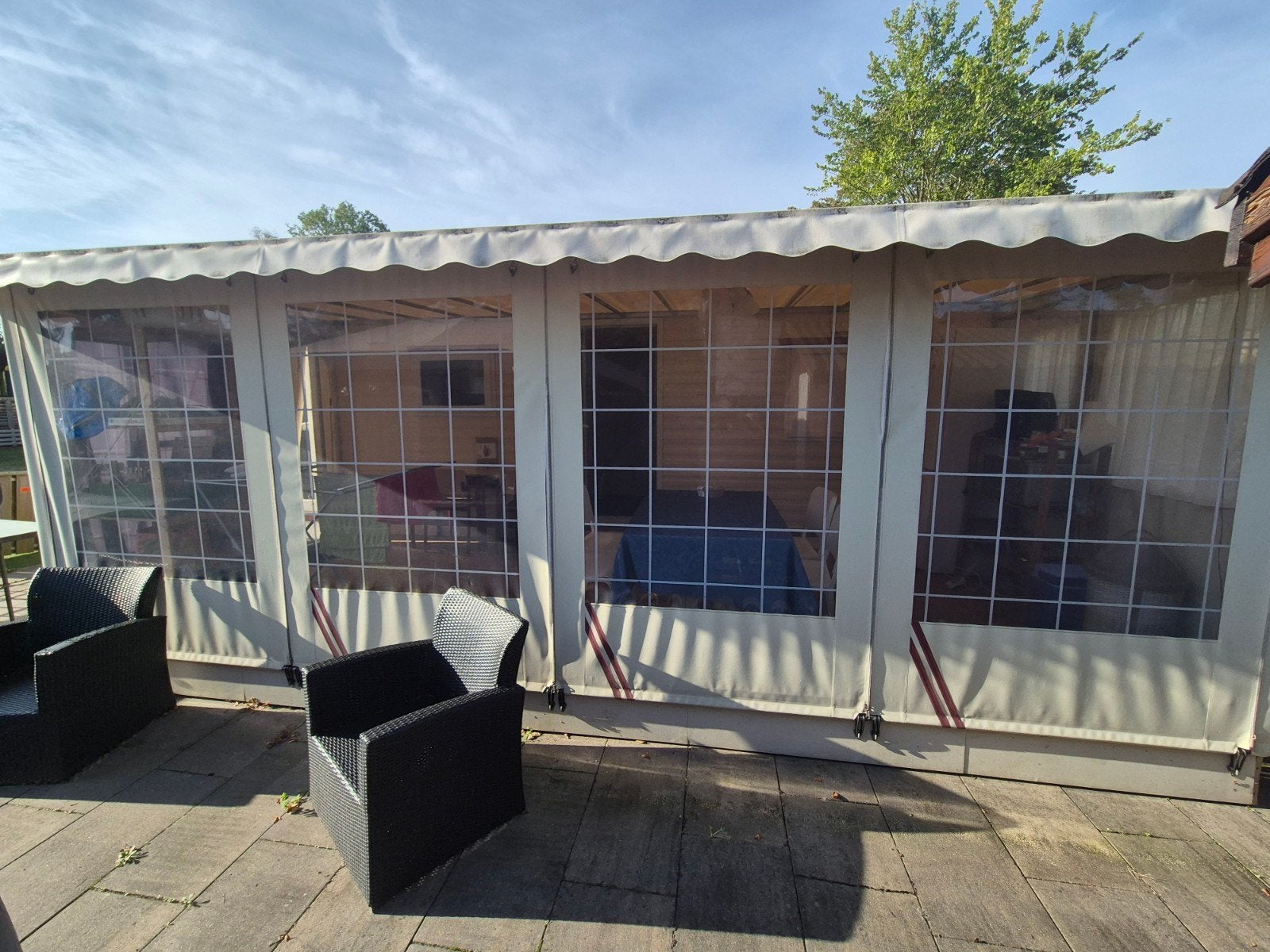 Nette van Aarts wintervaste voortent 600x245x230cm, Ophalen