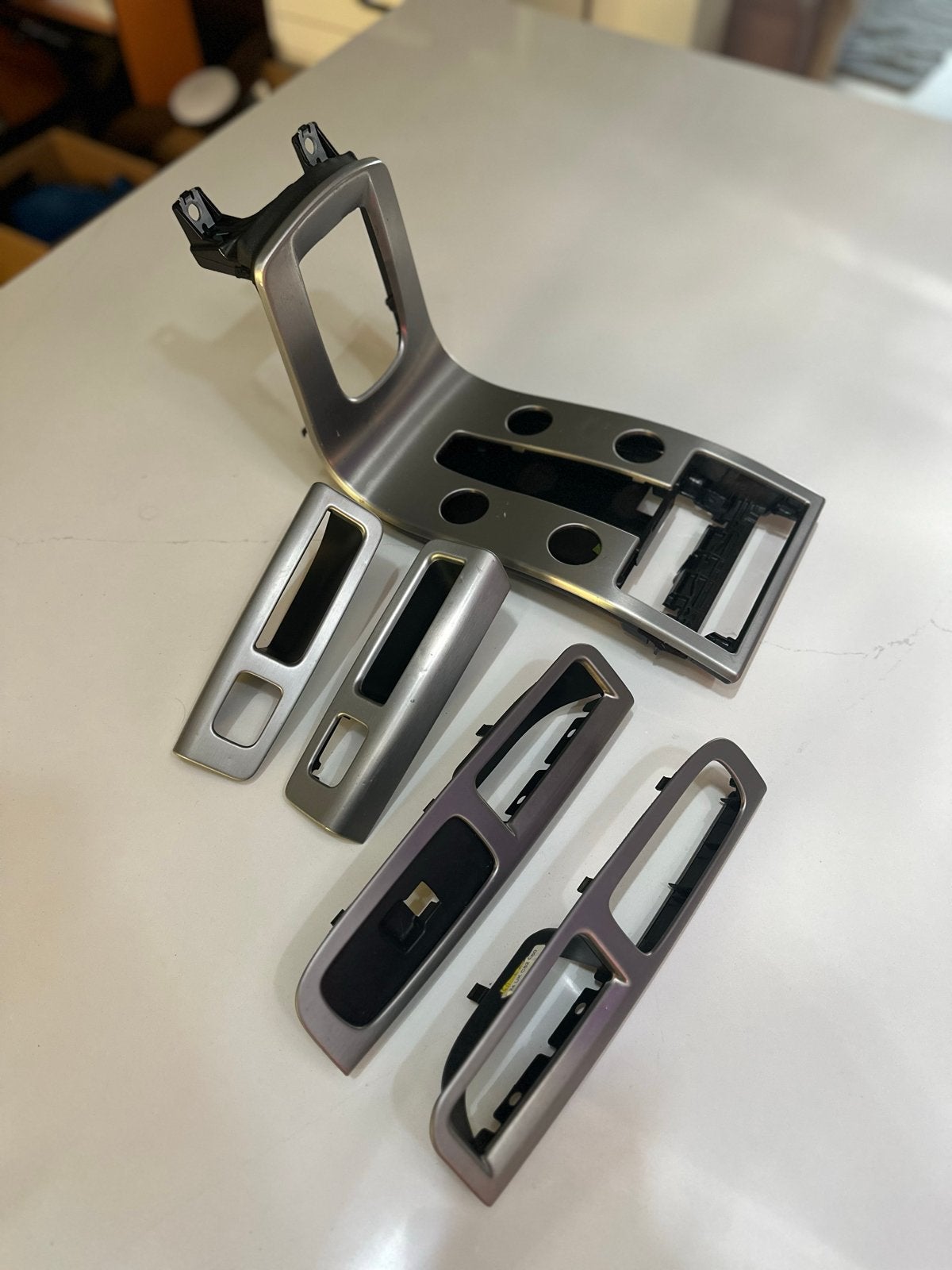 Aluminium interieur deurhendels Volvo C30 S40 V50 C70, Auto-onderdelen, Interieur en Bekleding, Ophalen of Verzenden, Gebruikt