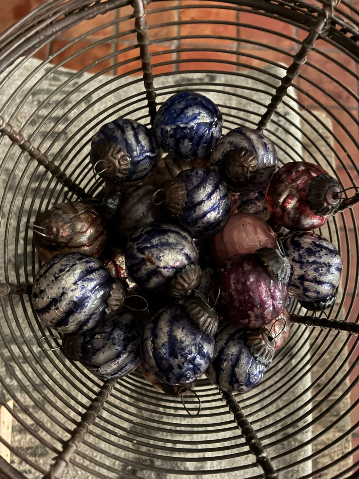 Oude kerstballetjes glas, Ophalen of Verzenden