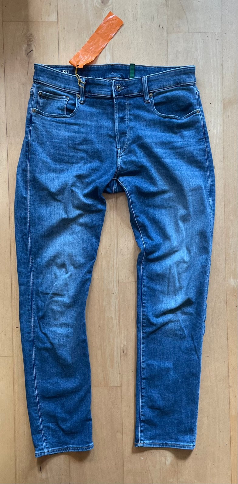G Star RAW Slim Fit jeans spijkerbroek W32 L32, Ophalen of Verzenden, Blauw, W32 (confectie 46) of kleiner