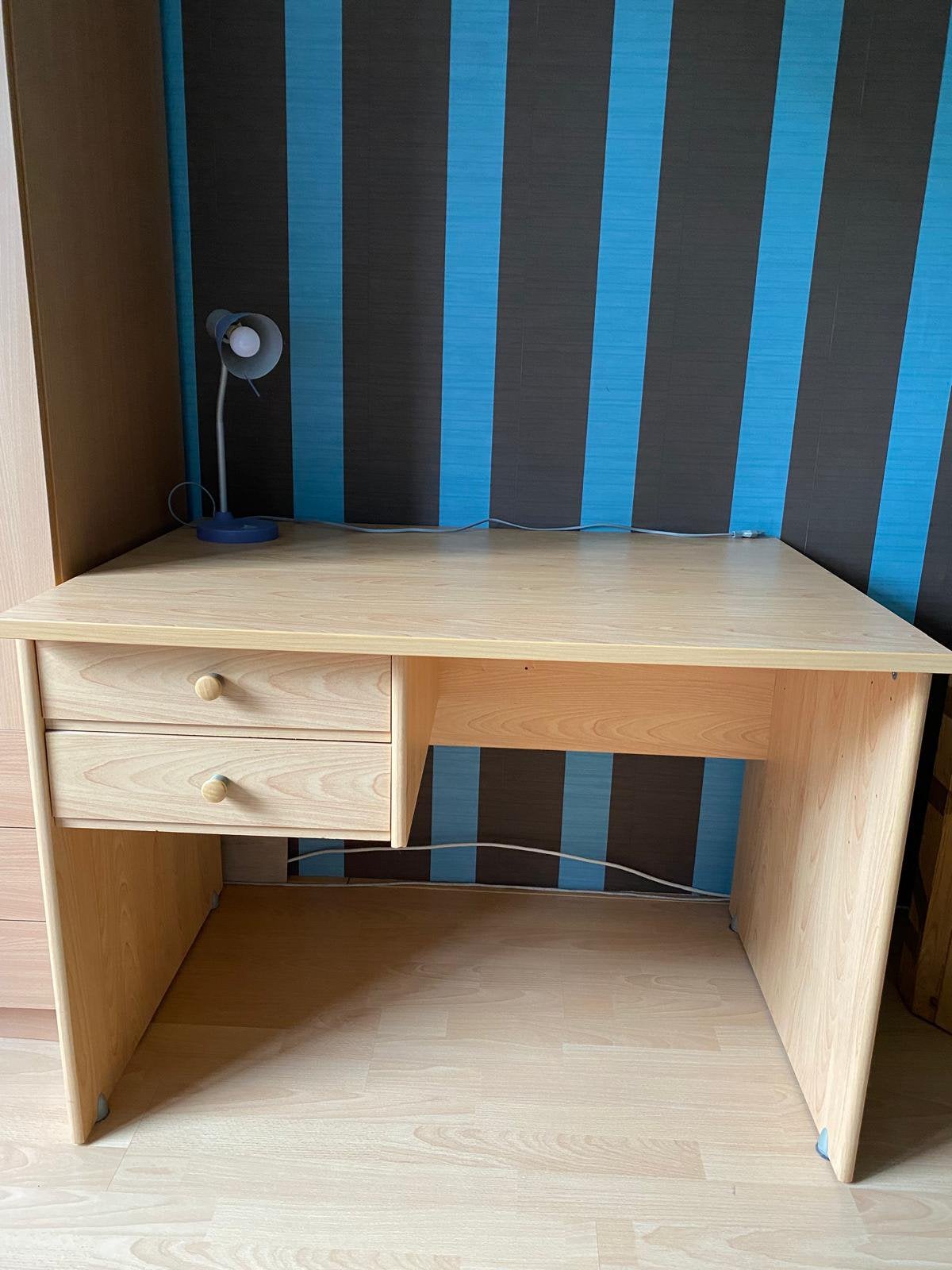 Bureau met twee lades, Huis en Inrichting, Ophalen, Zo goed als nieuw