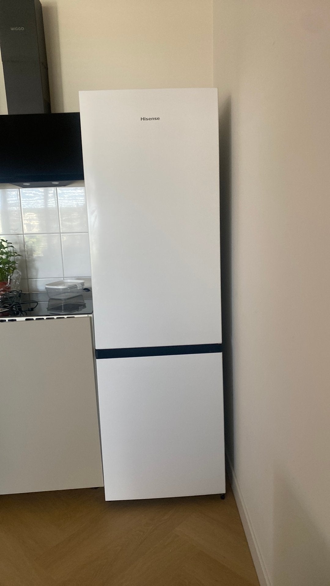 Hisense RB329N4AWE koelvriescombinatie juli 2025 no frost, Ophalen, 200 liter of meer, Met aparte vriezer, 160 cm of meer