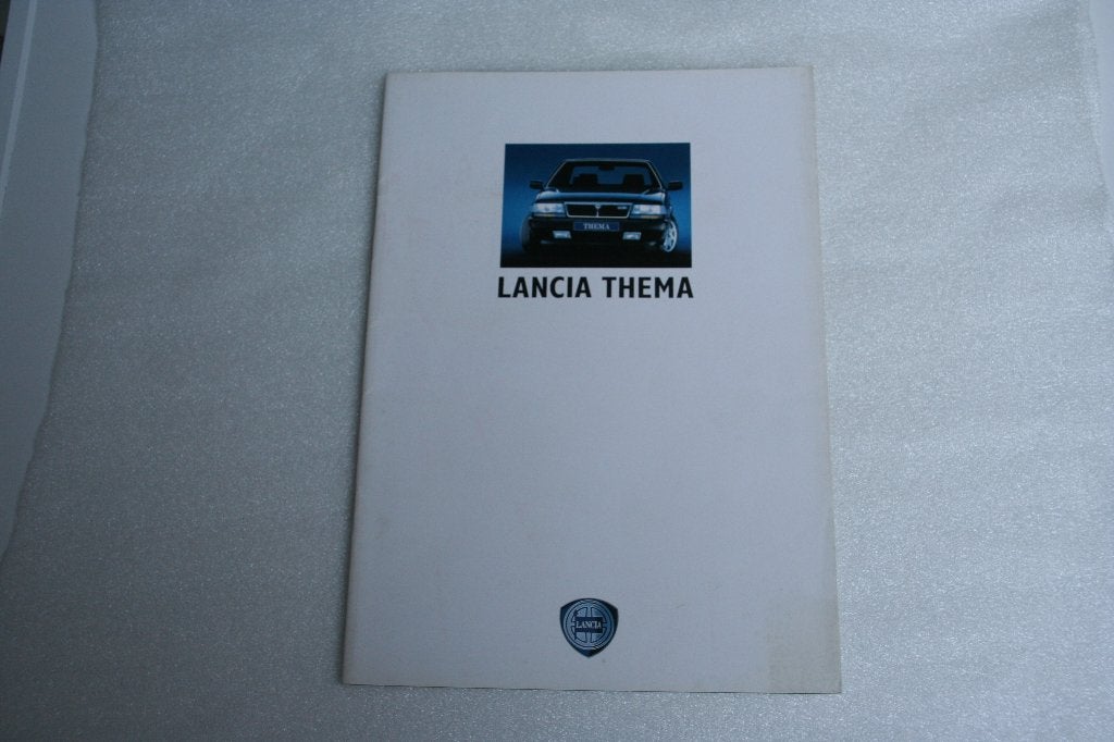 Folder Lancia Thema (12-1989) (26), Boeken, Ophalen of Verzenden, Zo goed als nieuw, Overige merken