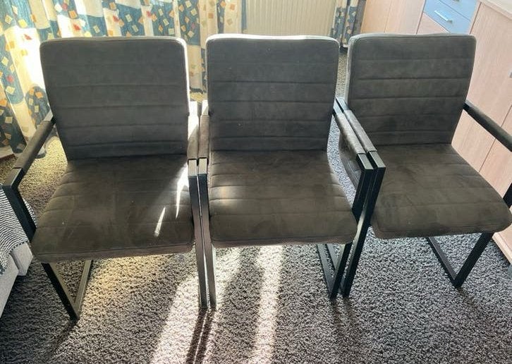 4 leenbakker stoelen, Ophalen, Gebruikt, Vier