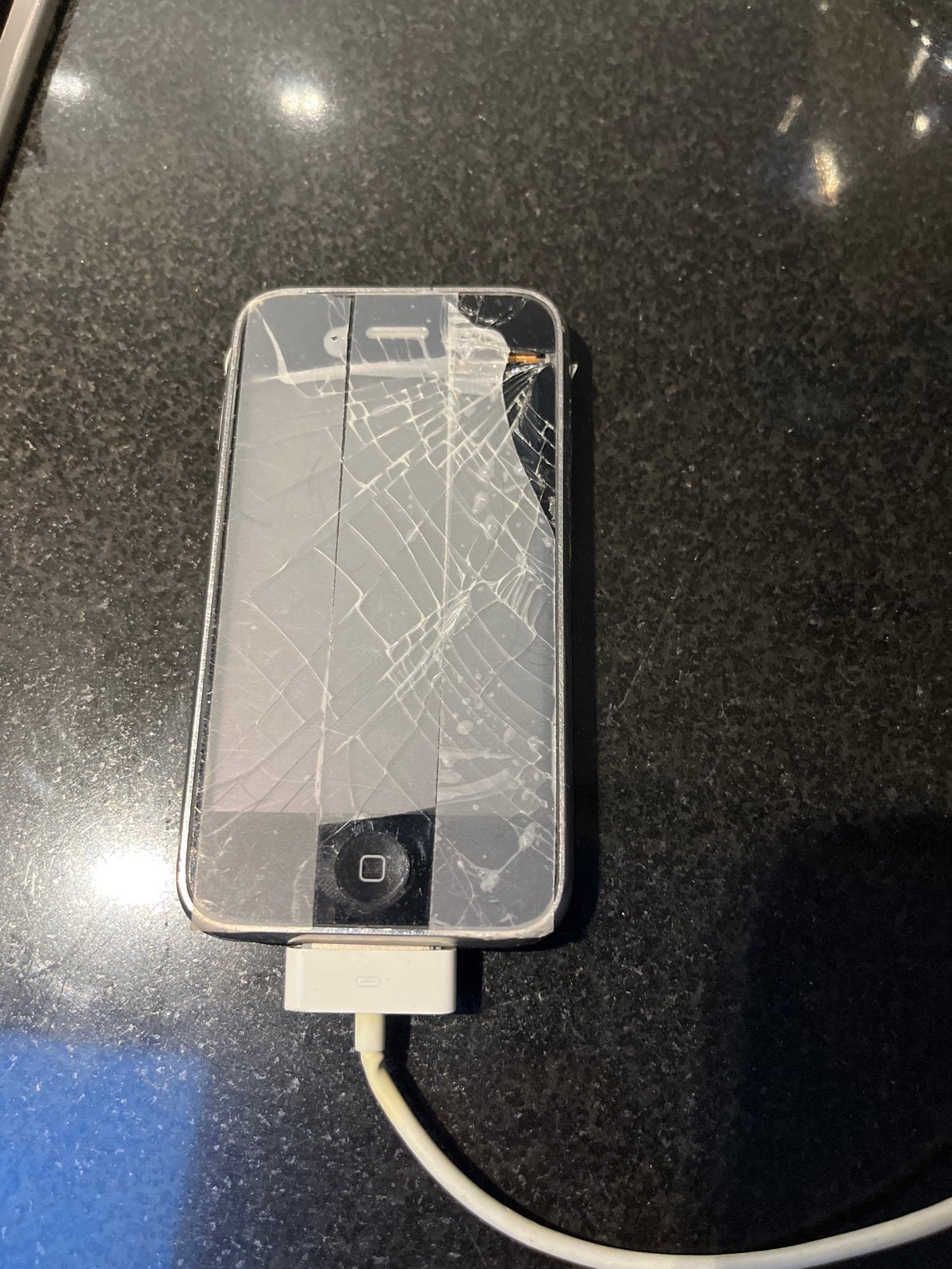 Apple iPhone 3GS - Scherm kapot, werkt verder prima, Telecommunicatie, Mobiele telefoons | Apple iPhone, 16 GB, IPhone 3GS, Ophalen of Verzenden