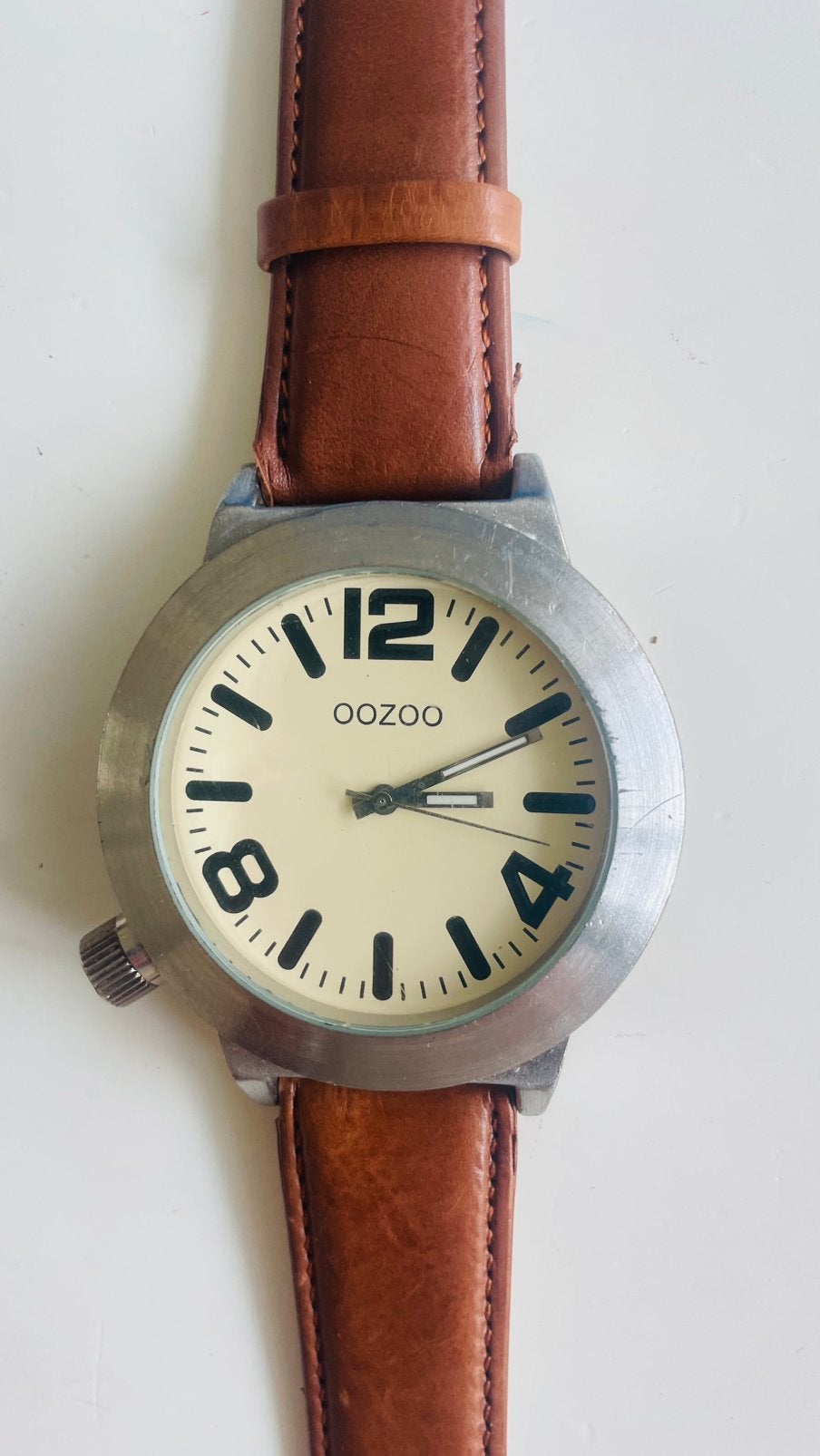 Te koop: herenhorloge, Oozo, werkend, Ophalen of Verzenden, Zo goed als nieuw, Jongen of Meisje