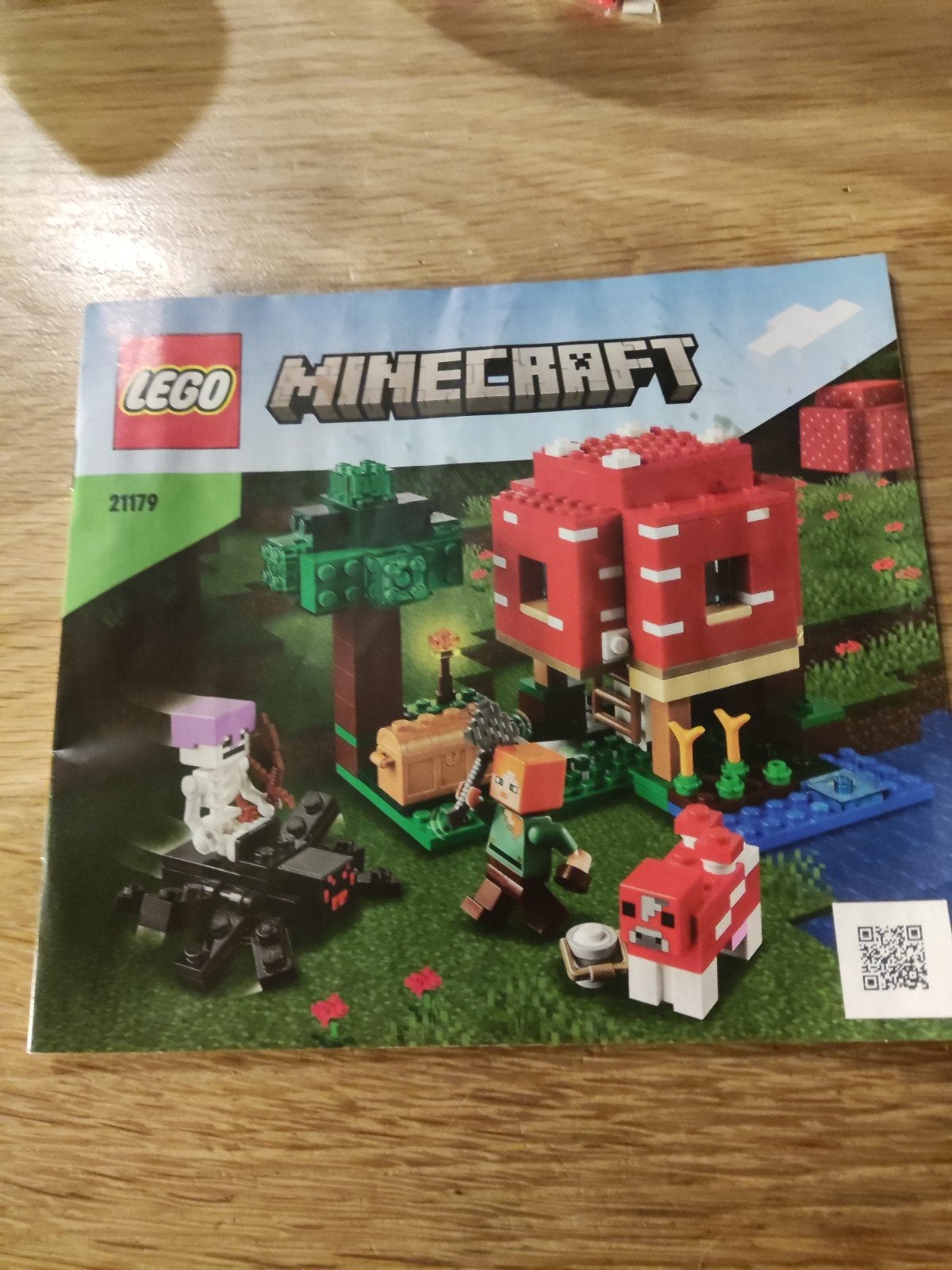 Lego Minecraft 21179 De Paddestoel Huis - Compleet, Inclusief instructies, Minecraft, Lego, Ophalen of Verzenden
