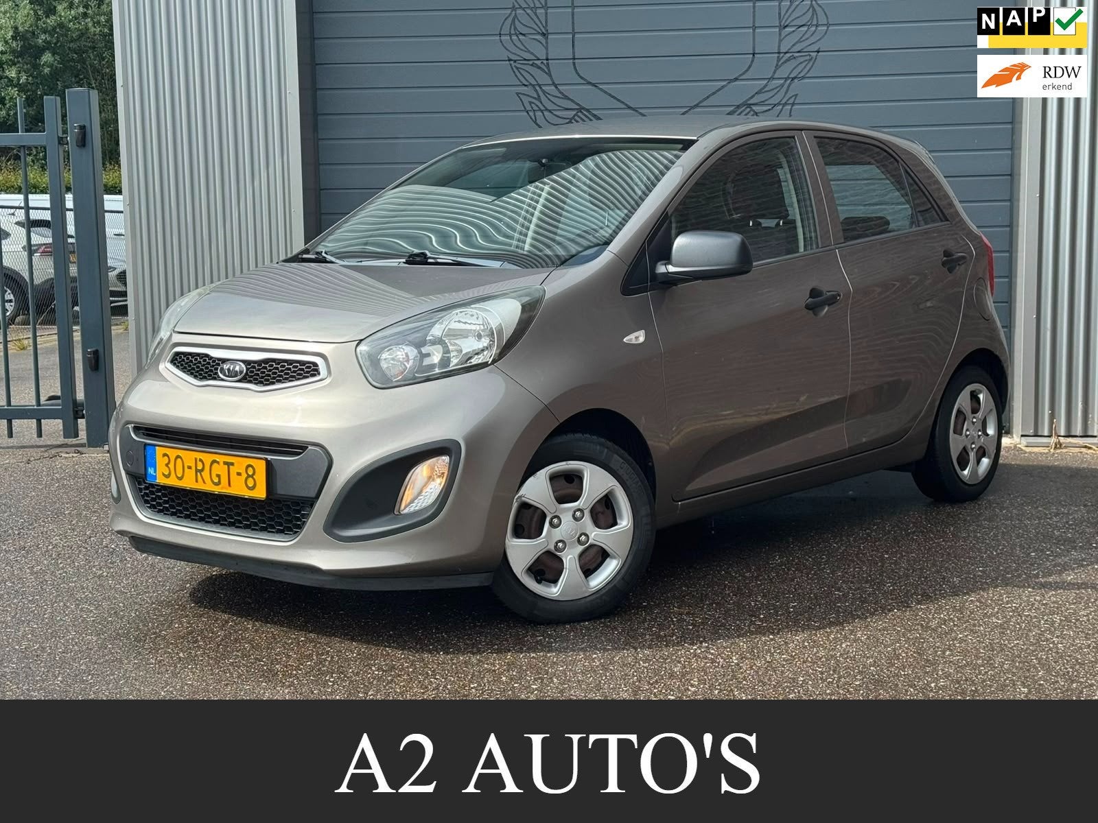 Kia Picanto 1.2 CVVT Airco|Nap, Voorwielaandrijving, Euro 5, Gebruikt, 4 cilinders