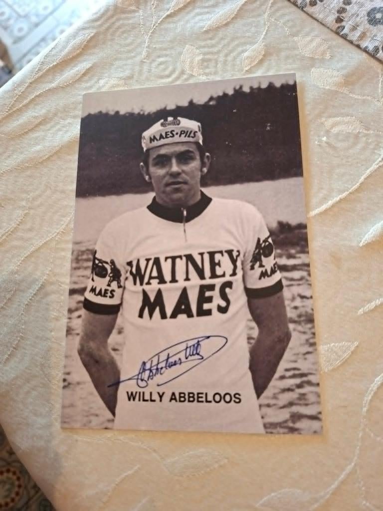Foto (Repro) Willy Abbeloos / Watney-Maes, Verzamelen, Sportartikelen en Voetbal, Verzenden, Zo goed als nieuw, Overige sporten