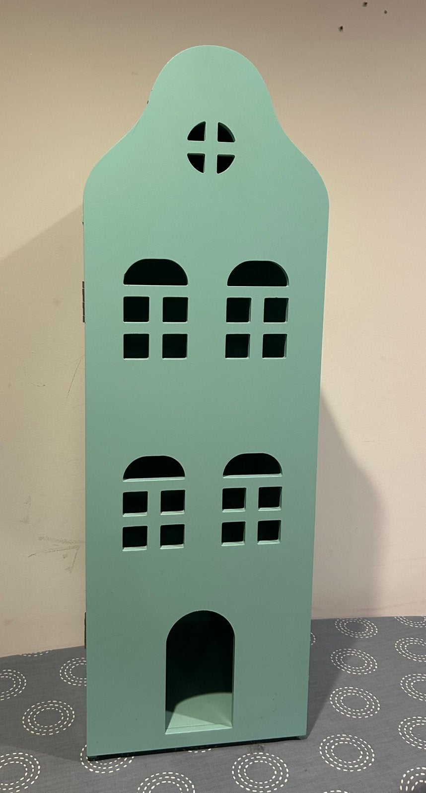 Houten opberg huis HEMA - Mintgroen, Ophalen, Zo goed als nieuw, Jongen of Meisje