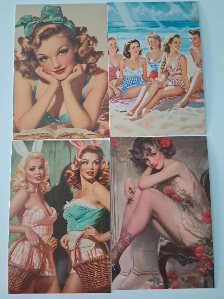 Div pin-up kaarten, Ophalen, 1980 tot heden, Ongelopen, Overige thema's