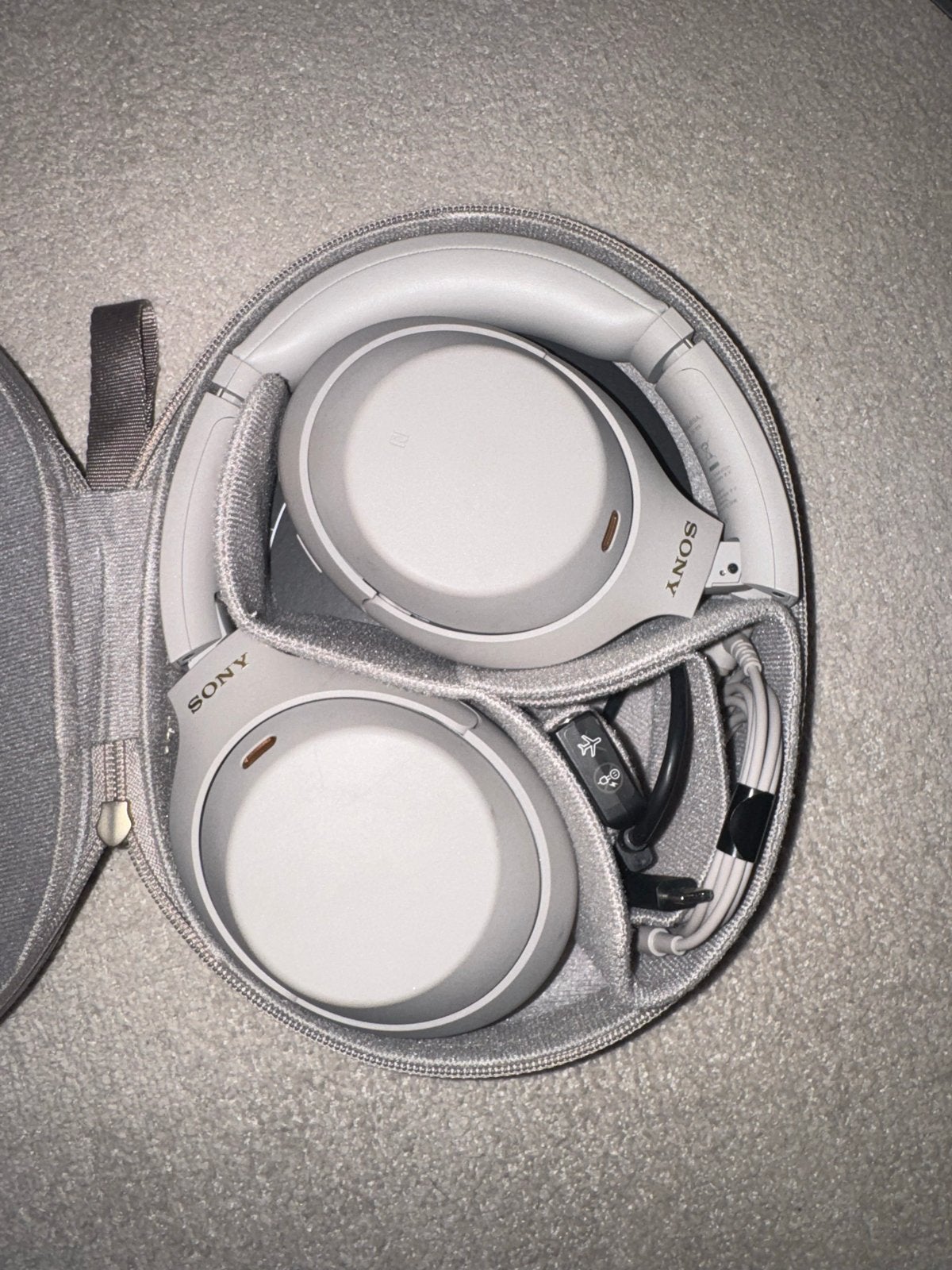Sony WH-1000XM4 Noise Cancelling Koptelefoon - Zo goed als n, Bluetooth, Ophalen of Verzenden, Zo goed als nieuw, Grijs