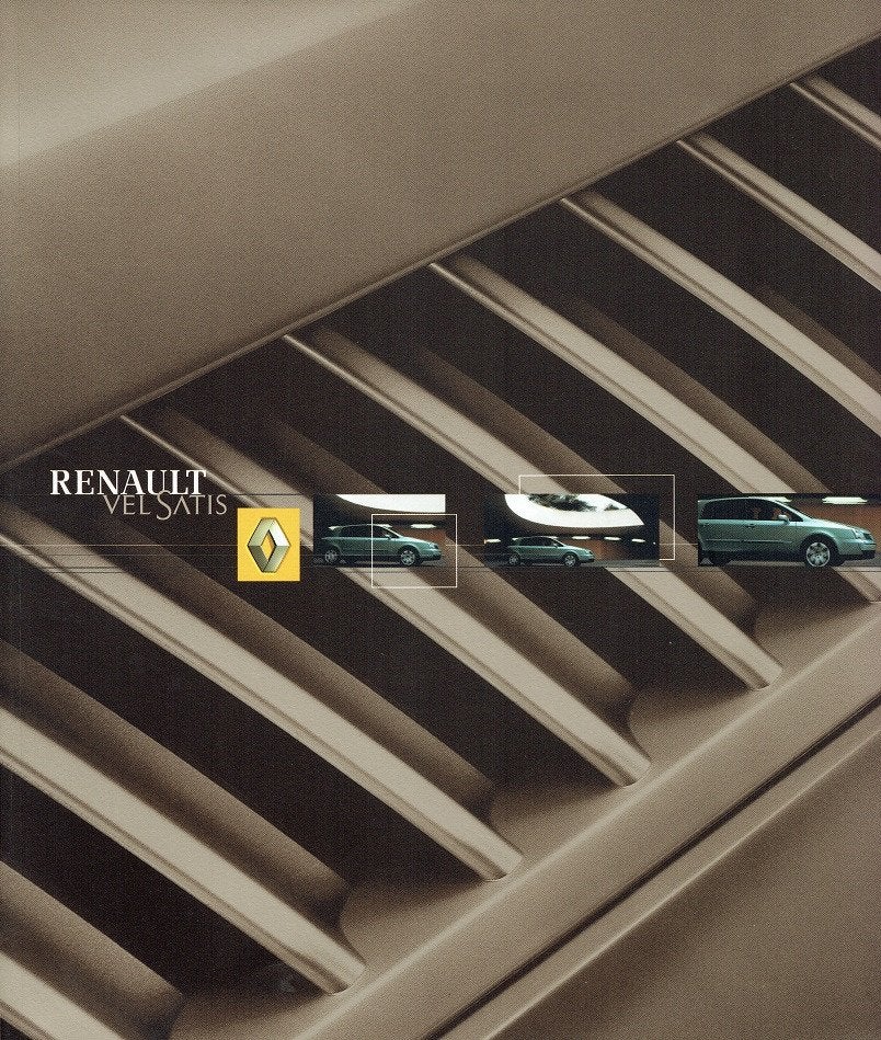 Folder Renault Vel Satis (Belgische uitgave - 2001), Verzenden, Zo goed als nieuw, Renault
