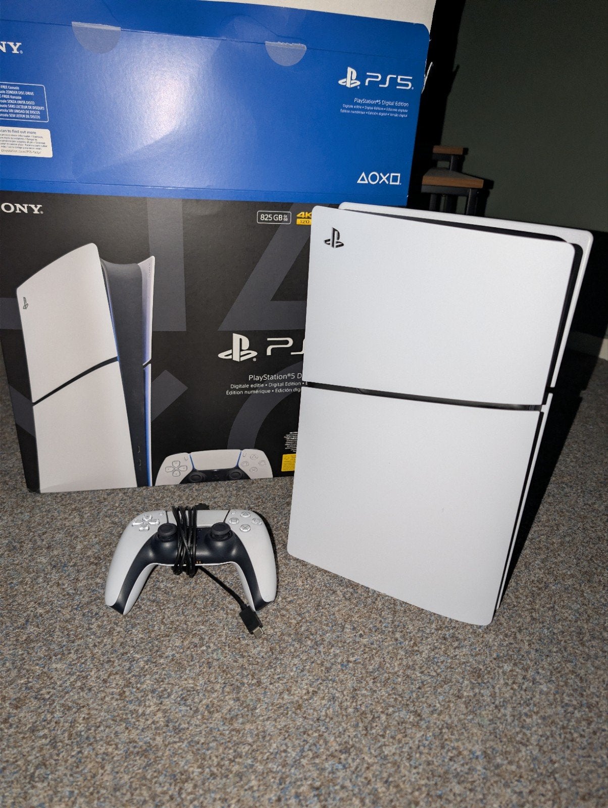Sony PlayStation 5 slim Digital Edition - Zo goed als nieuw, Ophalen of Verzenden, Zo goed als nieuw, Playstation 5 Digital