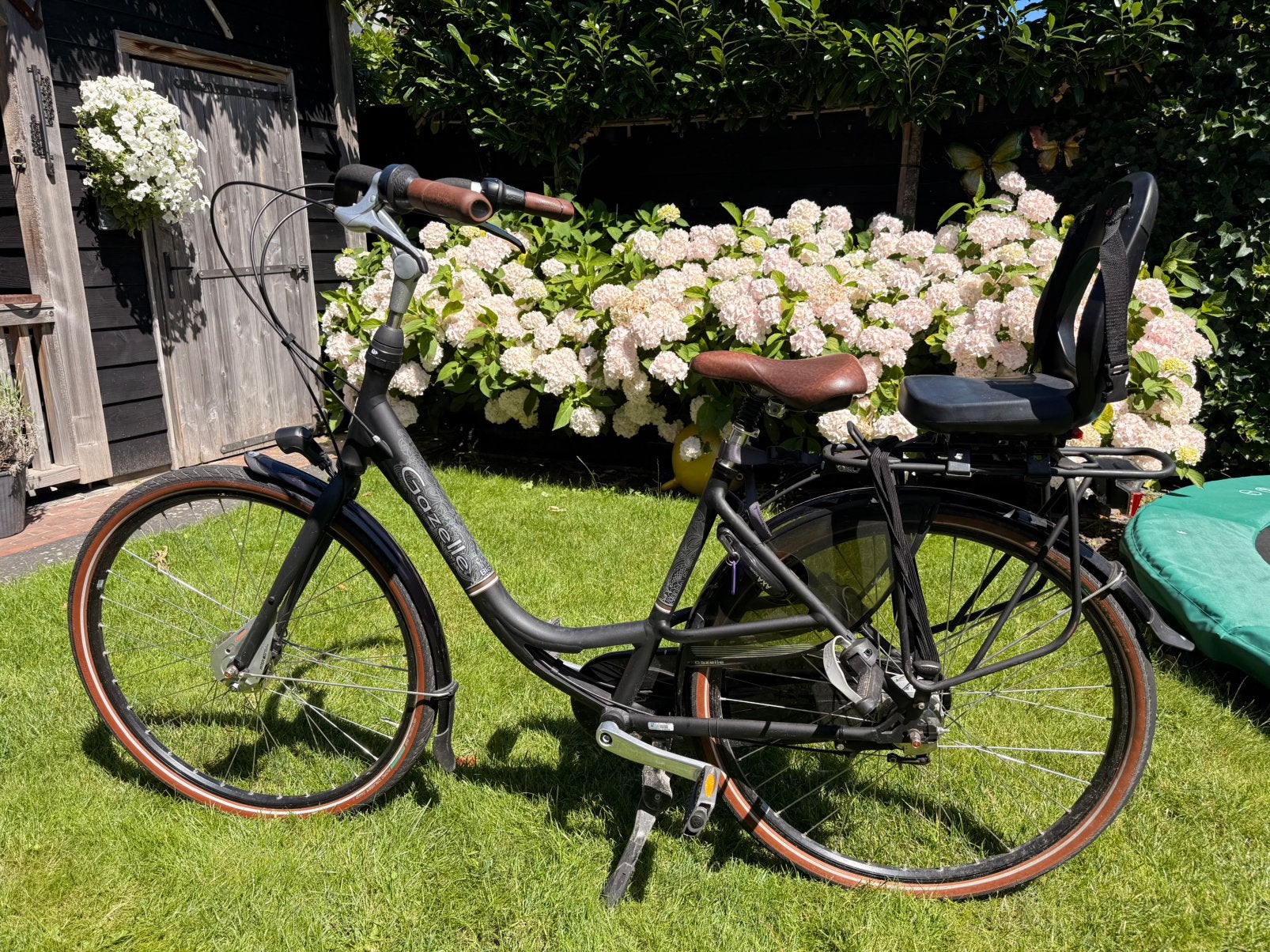 Gazelle bloom moederfiets, Fietsen en Brommers, Fietsen | Dames | Moederfietsen, Ophalen, Dubbele standaard, Zo goed als nieuw