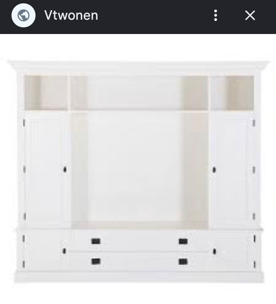 Landelijke kast Goossens Valence Kast, Ophalen, Gebruikt, 200 cm of meer, Modern landelijk