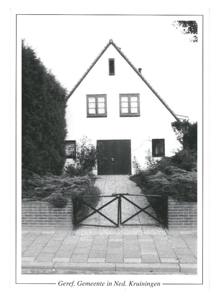 988380 Kruiningen 1094 ZL Geref Gemeente in Ned Onbeschreven