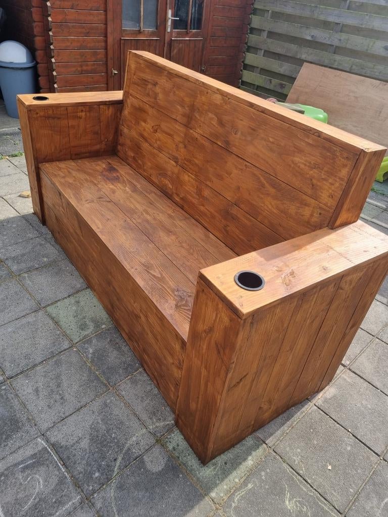 Douglas Houten 3 sits bank, Ophalen, Hout