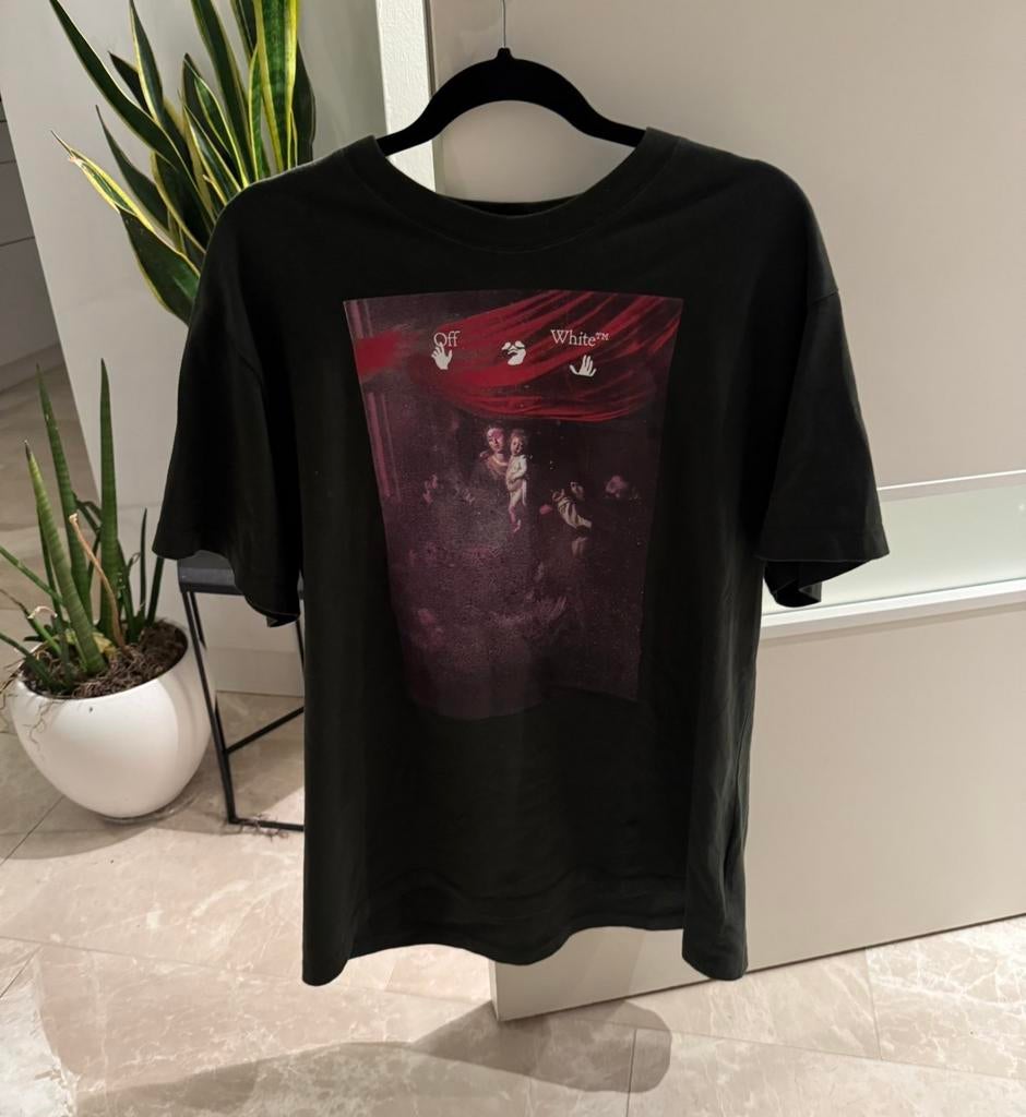 Off-White Caravaggio Painting Tee, Ophalen of Verzenden, Zo goed als nieuw, Maat 46 (S) of kleiner, Groen
