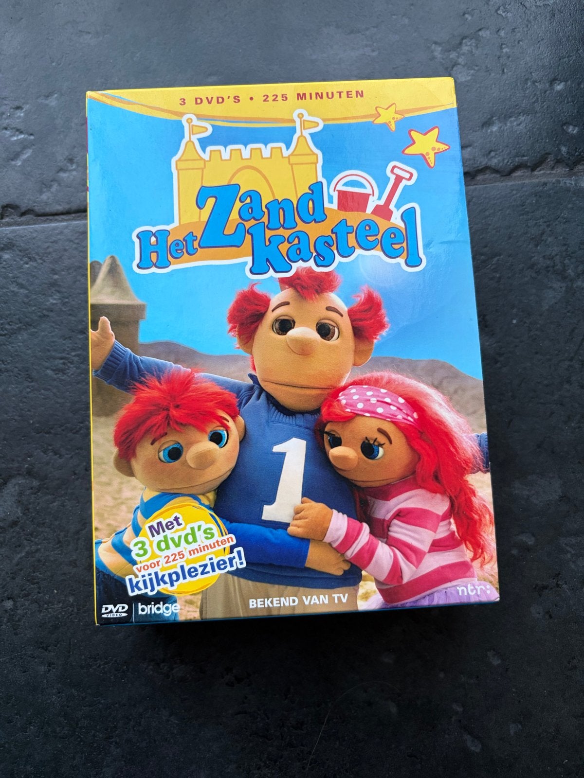Het Zandkasteel DVD Boxset - PeuterTV (3 DVD's) peuters, Alle leeftijden, Boxset, Ophalen of Verzenden, Zo goed als nieuw