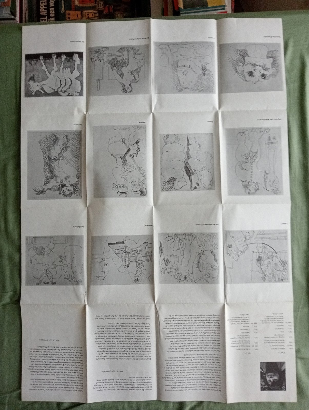 Galli affiche galerie d'Eendt 1974, Verzamelen, Posters, Ophalen of Verzenden, Gebruikt, A1 t/m A3, Film en Tv
