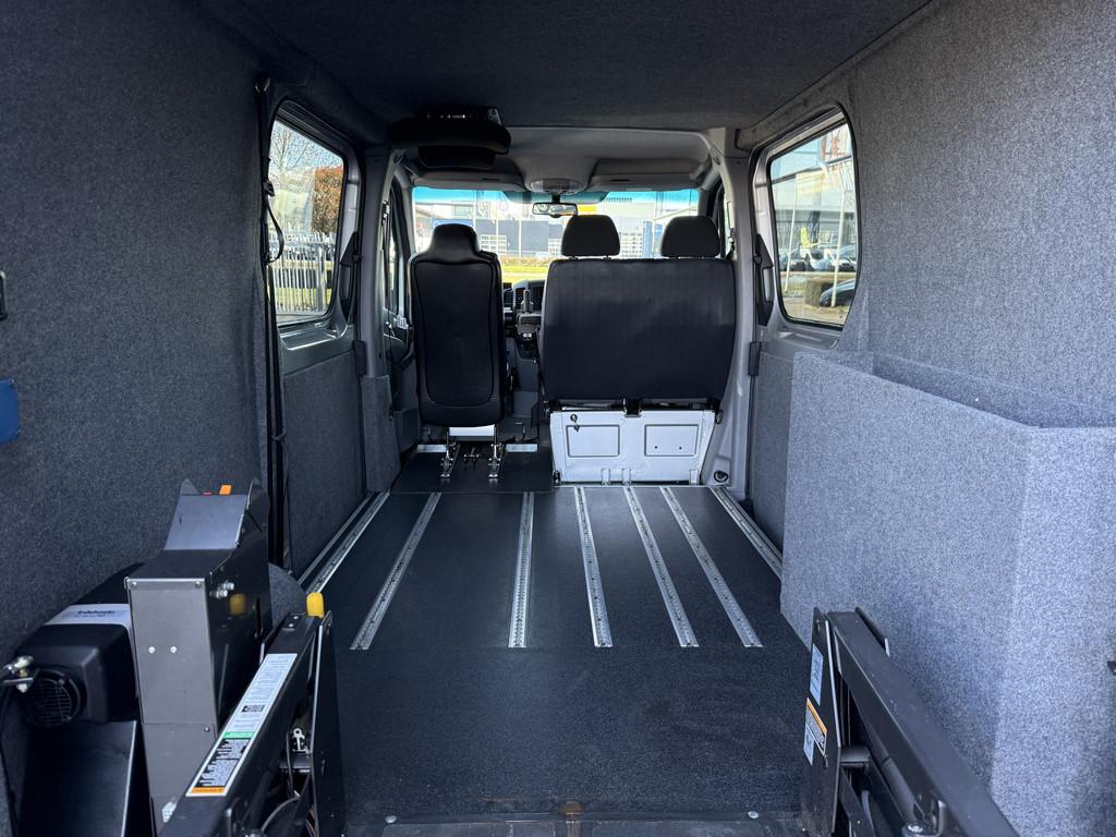 Mercedes-Benz Sprinter 3+1 Rolstoelbus Zelfrijder 210 2.2 CD, Auto's, Bestelauto's, Automaat, Euro 5, Gebruikt, Zwart
