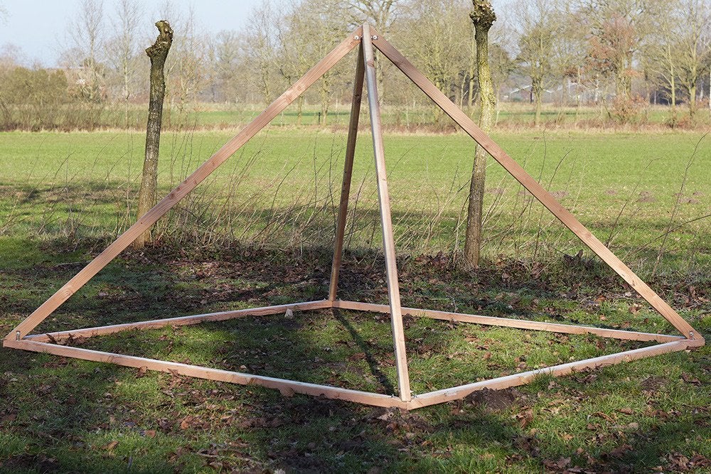 piramide koper en hout diverse formaten, Ophalen, Nieuw, Overige typen