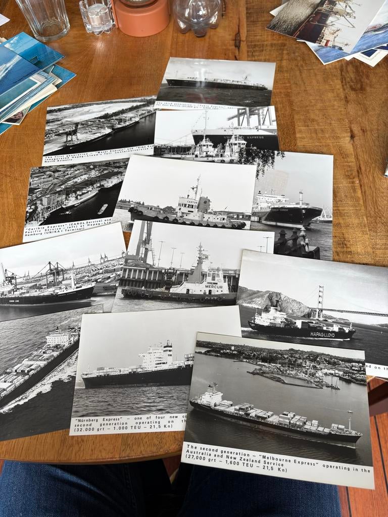 Hapag-Lloyd AG persfoto’s publiciteitsfoto’s., Verzamelen, Scheepvaart, Gebruikt, Kaart, Foto of Prent, Ophalen of Verzenden