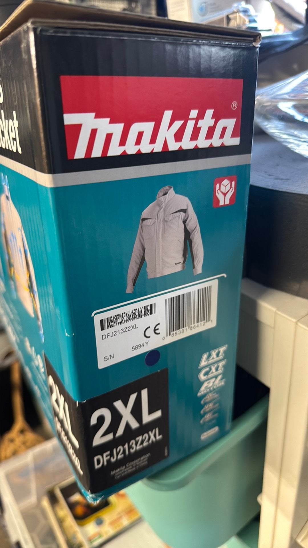 Makita cordless fan jacket 2xl, Ophalen, Nieuw, Makita