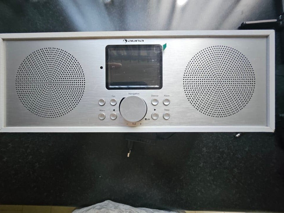 Auna DAB/FM Radio Model 10032917 - Zilver, Ophalen, Gebruikt, Radio