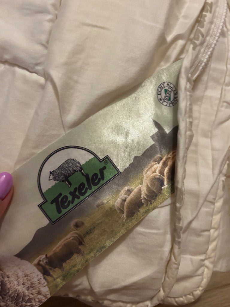 4 seizoenendekbed, Ophalen, Gebruikt, Beige, Tweepersoons