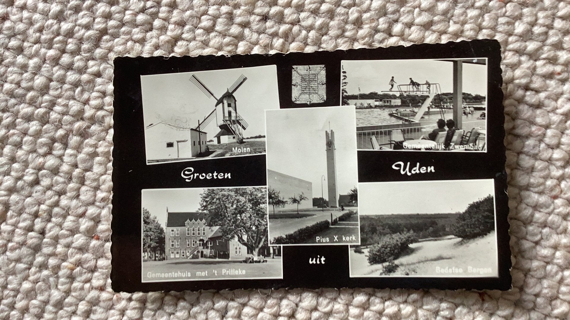 Ansichtkaart Uden 1961. 937, Ophalen of Verzenden, 1960 tot 1980, Gelopen, Noord-Brabant