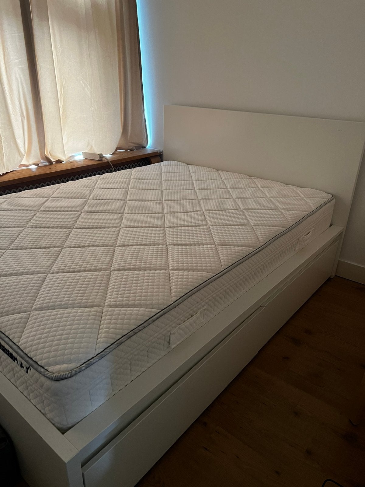 Ikea malm bed incl. lattenbodem (zonder matras), Huis en Inrichting, Ophalen, Gebruikt, Tweepersoons, 140 cm