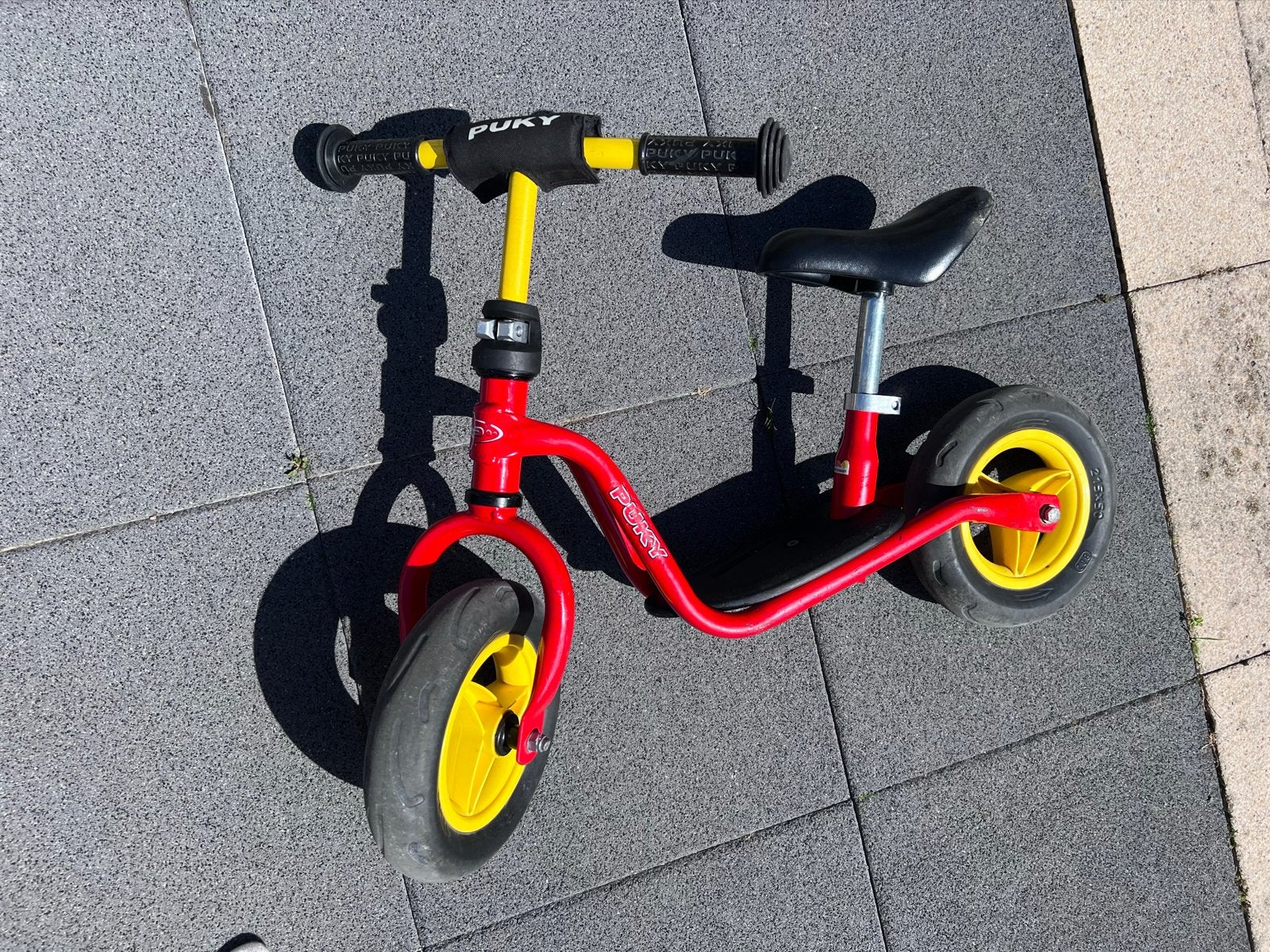 Puky loopfiets rood/geel, Ophalen, Gebruikt, Loopfiets