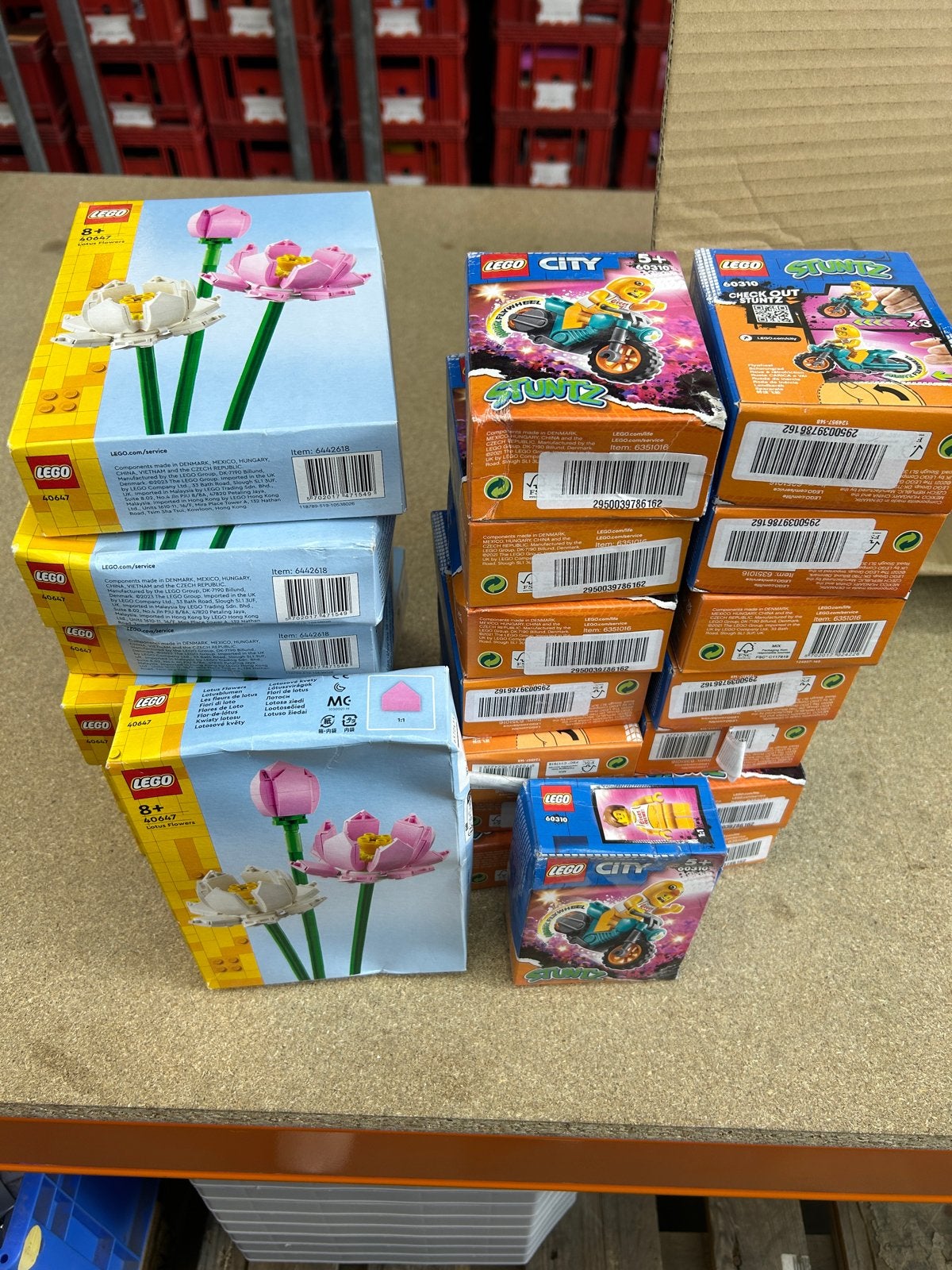 Partij LEGO: Bloemen en Stuntz motoren, N, N, Nieuw, Ophalen of Verzenden