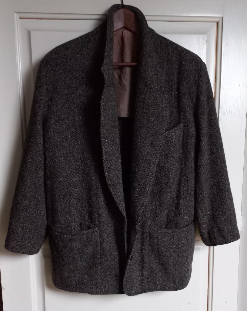 100% wollen blazer jasje colbert Nazarena bruin gemêleerd, Kleding | Dames, Maat 38/40 (M), Bruin, Ophalen of Verzenden, Gedragen