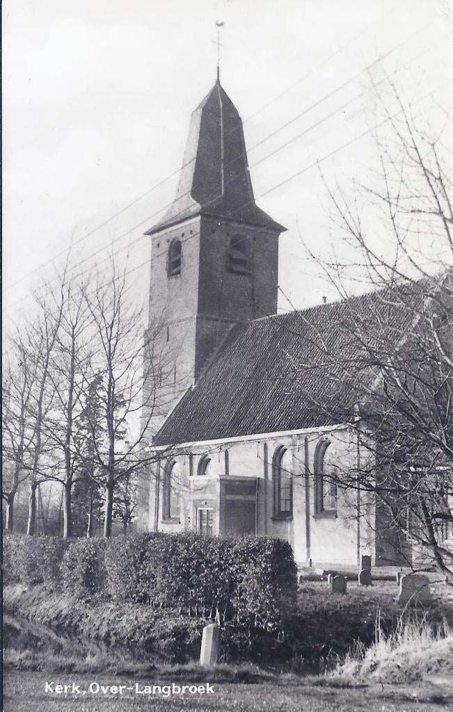 Kerk Over - Langbroek Gelopen Ansichtkaart (B124 ), Ophalen of Verzenden, 1960 tot 1980, Gelopen