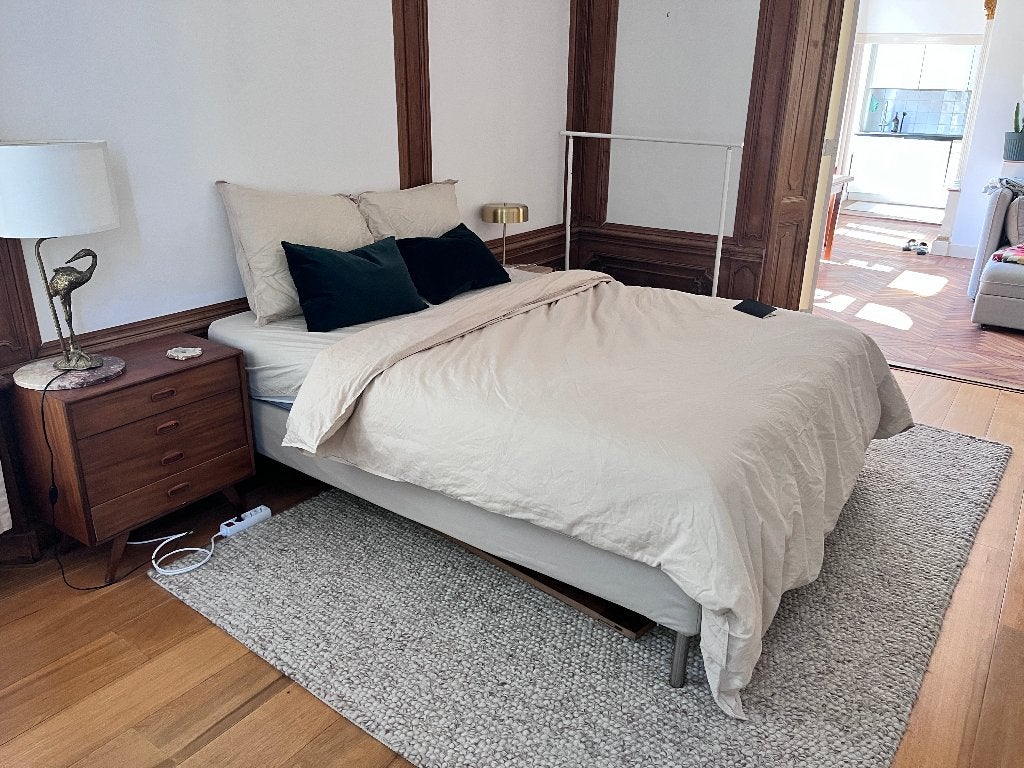 Large wool carpet, Ophalen, Wool, Gebruikt, Bruin