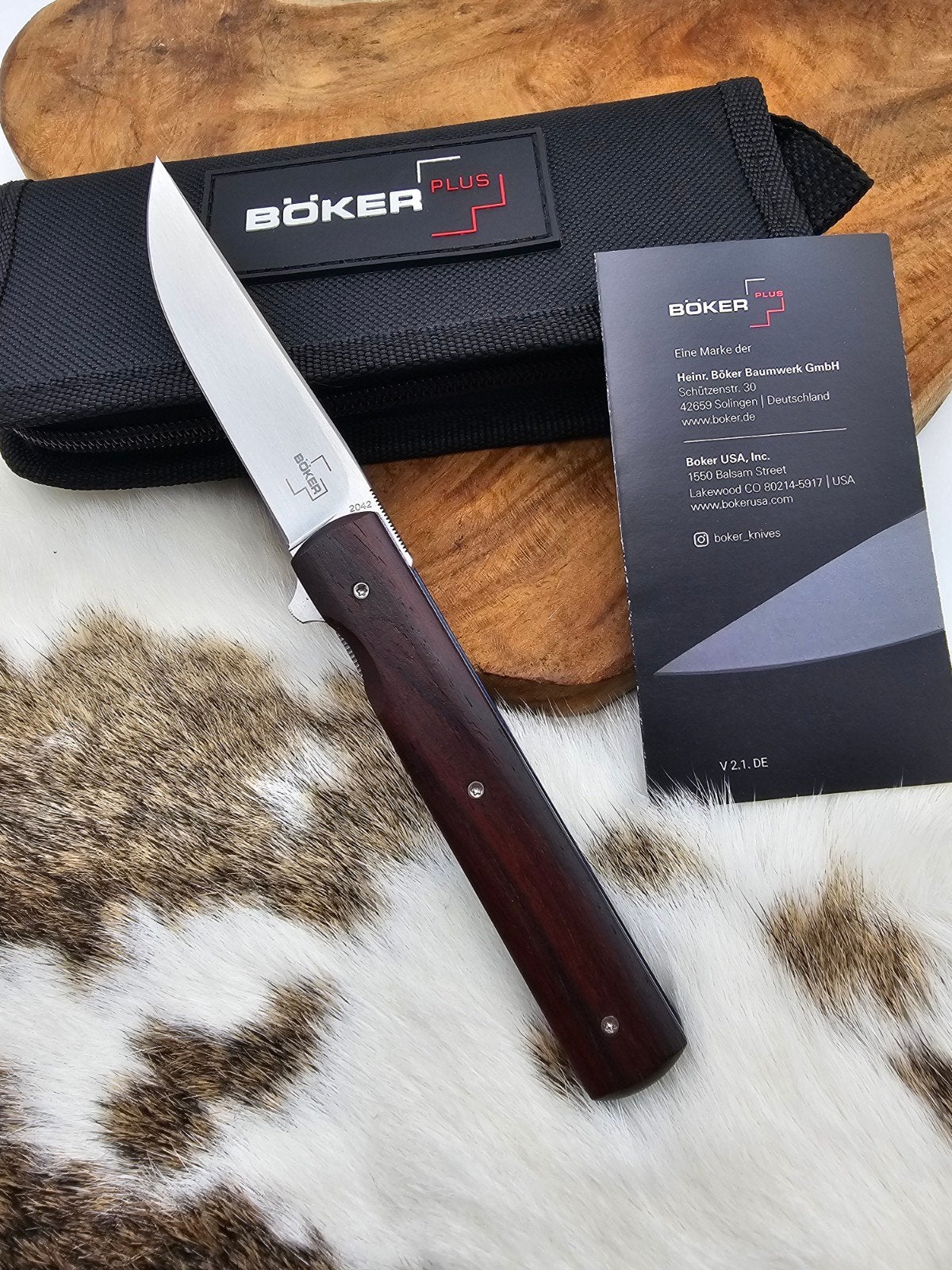 Boker Plus Urban Trapper Cocobolo zakmes, Ophalen of Verzenden